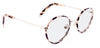 Chrome Gold with Marble Tortoise Piping