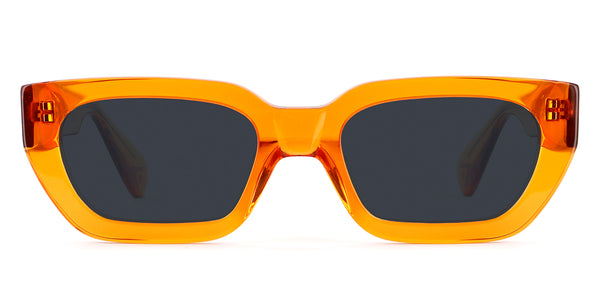 Orange Crystal with Grey Lenses