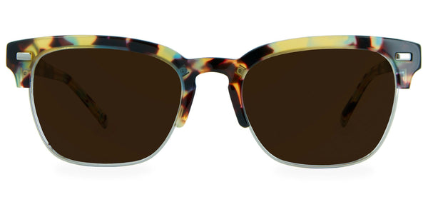 Walnut Tortoise with Brown Lenses
